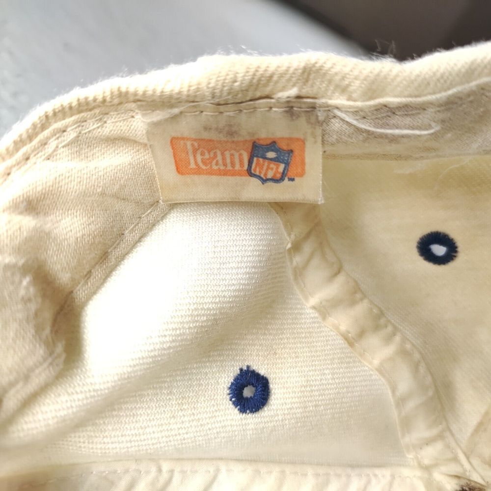 Vintage 1990s Dallas Cowboys Eastport Big Star Script Logo Snapback Hat Spellout - Picture 15 of 16